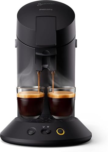 Philips Senseo Original Plus CSA210/61 - Machine à Café à Dosettes, Noir Intense