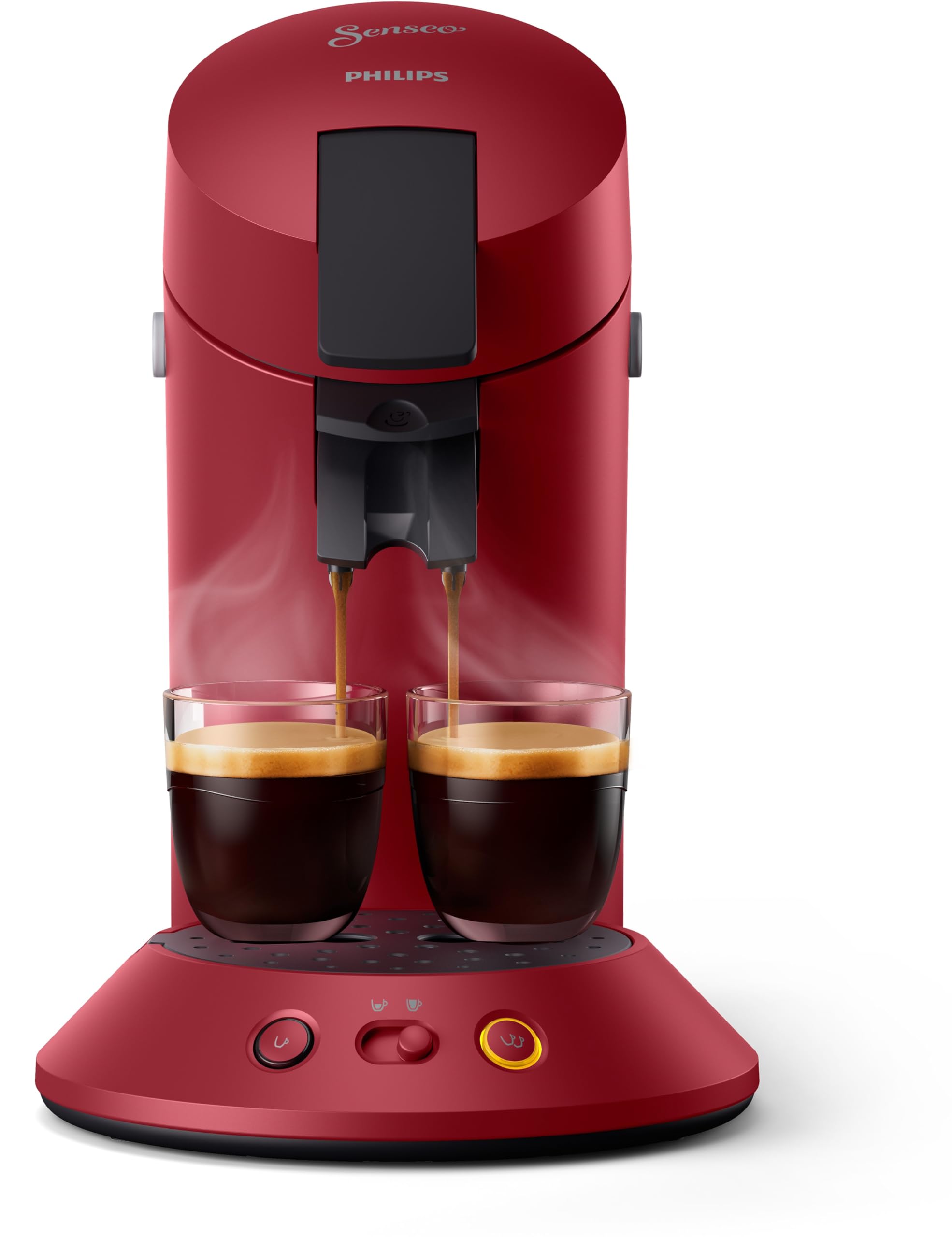 Philips Senseo Original Plus CSA210/91 - Machine à Café à Dosettes, Rouge