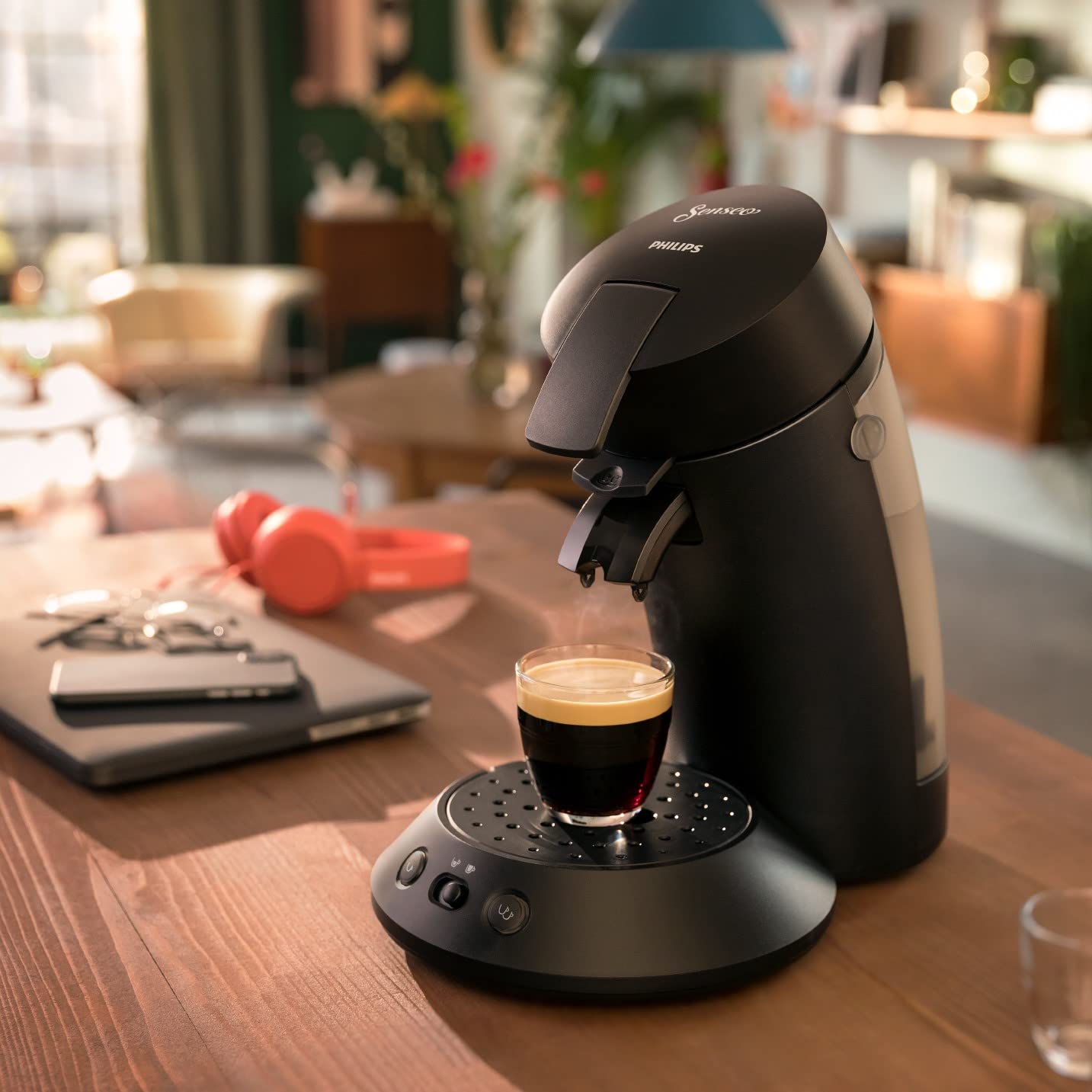 Philips Senseo Original Plus CSA210/22 - Machine à Café à Dosettes, Noir