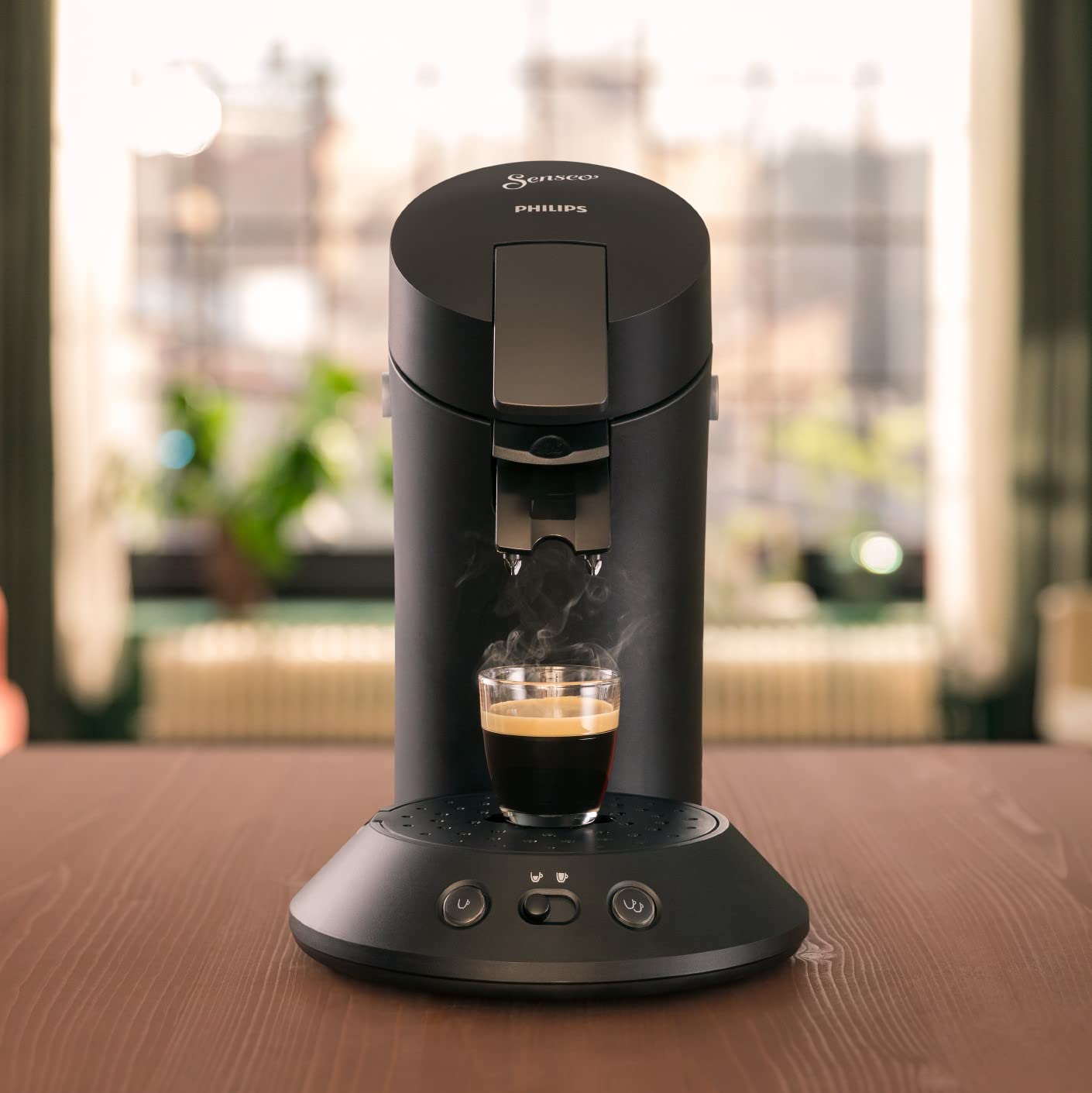 Philips Senseo Original Plus CSA210/22 - Machine à Café à Dosettes, Noir