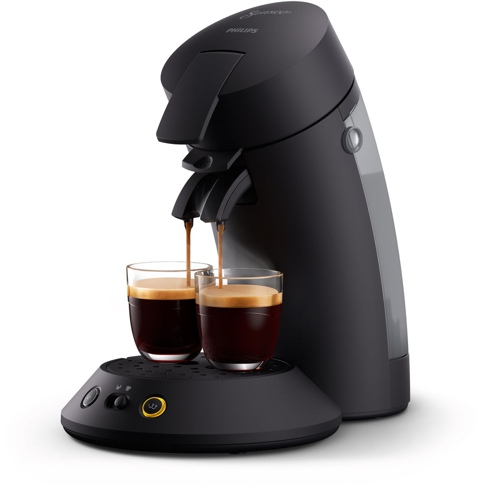 Philips Senseo Original Plus CSA210/61 - Machine à Café à Dosettes, Noir Intense