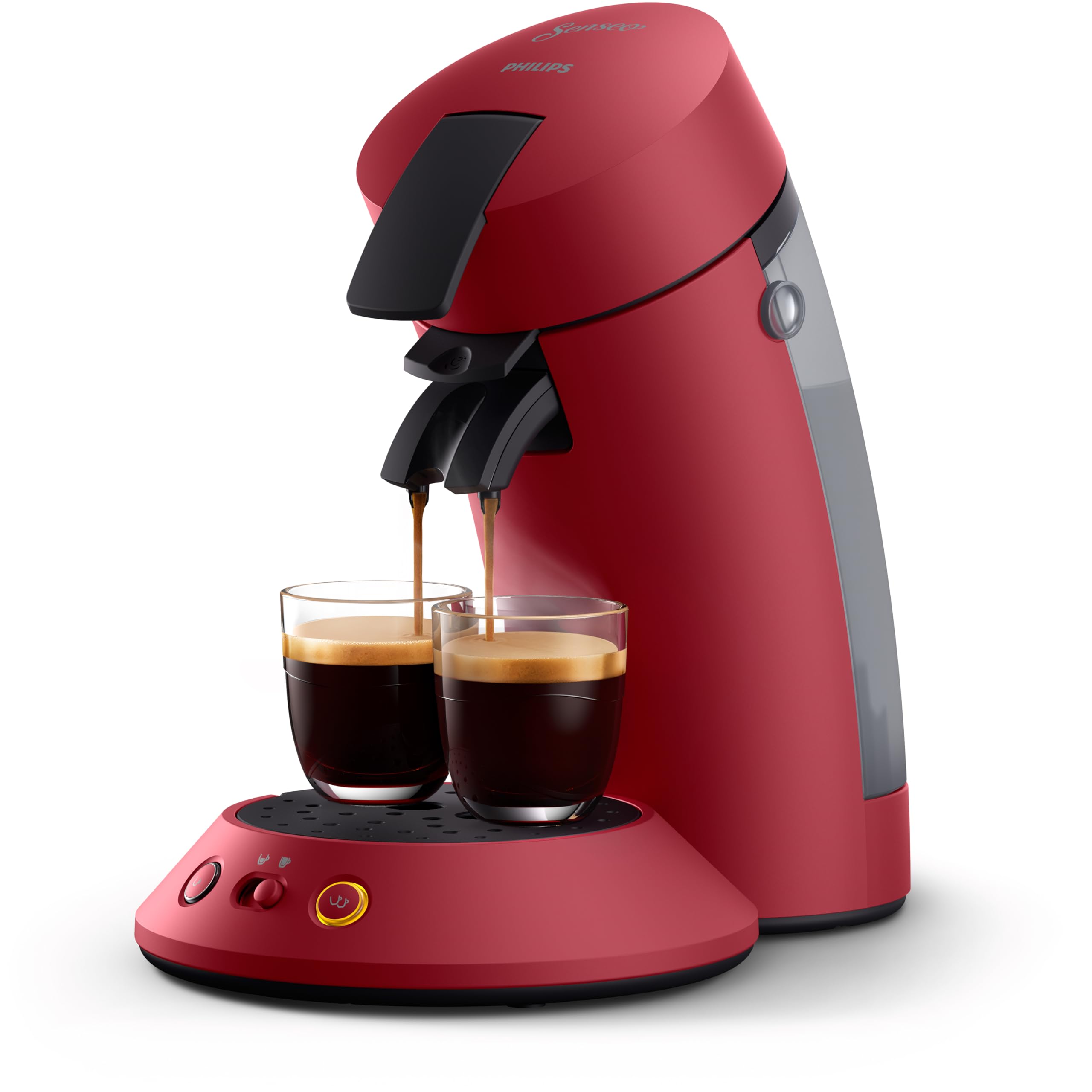 Philips Senseo Original Plus CSA210/91 - Machine à Café à Dosettes, Rouge