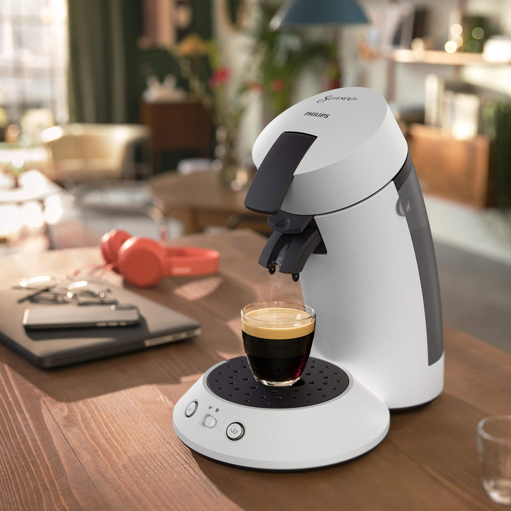 Philips Senseo Original Plus CSA210/11 - Machine à Café à Dosettes, Blanc